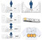 Tadipri T-Shirt Ausrichtungslineal, 5Pcs Ausrichtungslineal Werkzeug Für T-Shirt Und 1 Maßband, Bastellineal Mit Führungswerkzeug Für Die Gestaltung Des Modezentrums, T-Shirt Lineal Guide Tool Set F