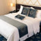 QRGMKL Europäischer Stil Bettläufer Hotel Bettschal Tagesdecken Bettdecken Luxus Bettläufer und passende Kissen Schlafzimmer Bettwäscheschutz-Gray||2 Pillowcases(45X45cm)