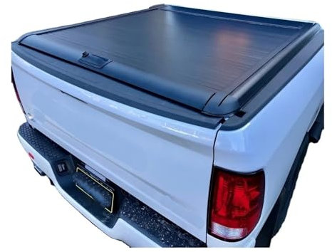 Pickup truck tonneau covers roller lid shutters with lock&led light trunk top canopy