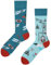 TODO Lustige Ski Socken mit Skifahren Motiv, Ski Motiv Socken Herren und Damen (Socken Ski 43-46)