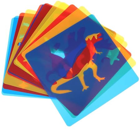 Angoily 12blätter Cartoon Tier Schablonen Diy Tier Thema Zeichenvorlagen Pp Schablonen Für Scrapbooking Und Basteln