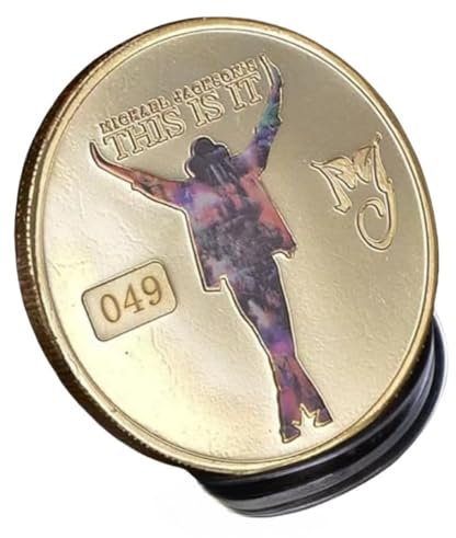 Michael King Jackson Coin Gedenk Münzsammlung Vergoldete Silbermünzen Gedenkmünze Pop Sammlermünzen