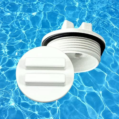 well2wellness 2 x Verschlusskappen Winterkappen Winterstopfen hoch für Einlaufdüsen 38 mm (1,5 Zoll)