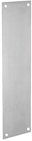 Satin Aluminium Door Finger Plate 300mm x 75mm Metal Repair Fingerprint Push Protector