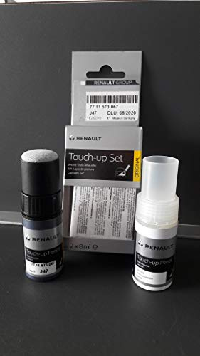 KIT DE 2 STYLOS RETOUCHES RENAULT - 676 NOIR NACRE - ORIGINE CONSTRUCTEUR