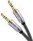 DuKabel Câble audio 3,5 mm Prise jack 3,5 mm vers jack 3,5 mm Câble de connexion audio Aux Headset avec boîtier entièrement métallique pour casque, MP3, smartphone, autoradio - Top Series 2,4m