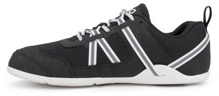 Xero Shoes Prio Laufschuhe für Damen — Nullabsatz, Breite Zehenbox, Barfuß-Laufgefühl für Damen — Schwarz/Weiß, Größe 40,5 EU