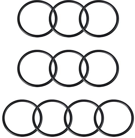 Othmro 10 Stück Gummi-O-Ringe, Nitrilkautschuk-Unterlegscheiben, Dichtungsringe 35 mm Außendurchmesser, 31 mm Innendurchmesser, 2 mm Breite, Dichtungsdichtung für Sanitärarbeiten, schnelle Reparatur