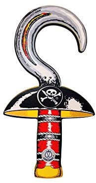 Liontouch - Piratenhaken für Kinder - 3-6 Jahre | Spielzeug für Jungen & Kleinkinder mit Totenkopf-Motiv | Sicheres Zubehör für Piratenabenteuer in der Karibik | Perfektes Accessoire für Kostüme