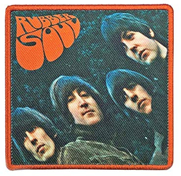 The Beatles Patch Rubber Soul Album Cover Official embroidered Iron on One Size