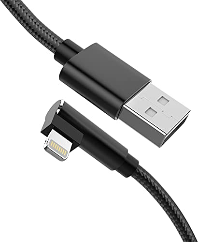 Cable USB De ángulo Recto Para Cargador De iPhone De 90 Grados, Cable De iluminación De ángulo Recto Súper Largo Con Certificación MFi De 5 Metros Adecuado Para iPhone 14 13 12 11 XS XR XS Max 8 7 6