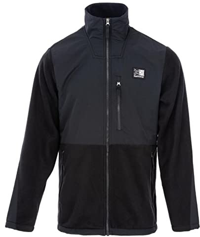 Karrimor Mens Basecamp Fleece Full Zip Top Sweatshirt Jumper Black XL