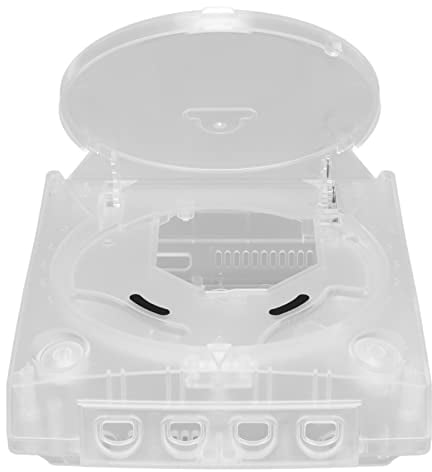 Yoidesu Gehäuseschale für SEGA Dreamcast, Retro-Ersatzgehäuse aus Durchscheinendem Kunststoff, Kompatibel mit der SEGA Dreamcast DC-Spielekonsole