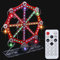 DONGKER Löt Bausatz DIY Riesenrad Modell, Bunte LED Leuchten Übungs kit, Rotierendes LED Riesenrad, DIY Lötprojekt Kit für Studenten und Heimwerker, Elektronik und Löten Lernen üben