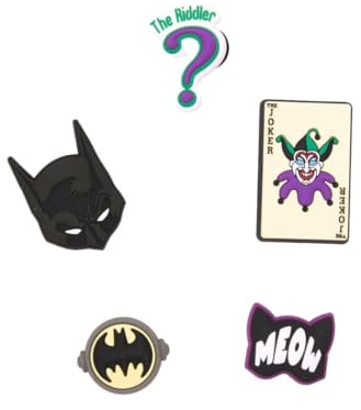 Crocs Jibbitz Charms, Batman 5 Pack
