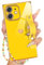Petitian for iPhone 12 Case Stand/String, Luxury Cute Women Girls Heart Electroplated Designer Phone Cases for 12, Yellow