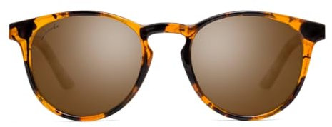 SIROKO Gafas moda redondas lifestyle Tarifa Marrón