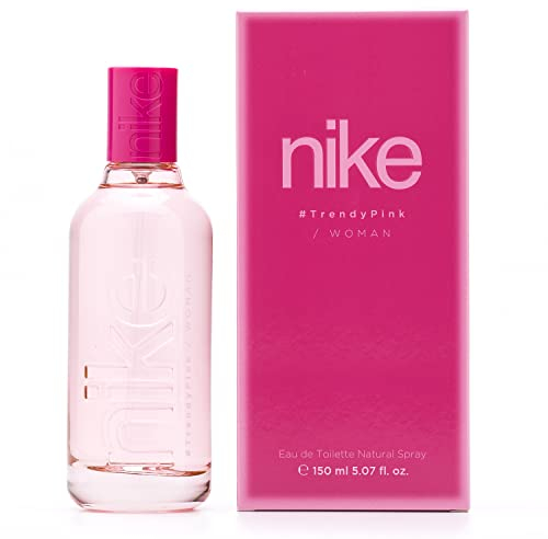 NIKE - Trendy Pink 150 ml, Colonia Donna, Profumo Formato Spray, Eau de Toilette Naturale e Femminile, Aroma Floreale, Fragranza Fresca, Giovanile e Lunga Durata