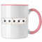 Trendation - Biathlon Grafik Tasse Geschenk für Biathlon-Fans (Rosa)