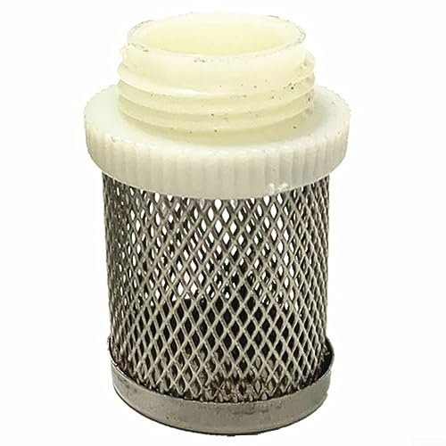 3/4 Zoll Gartenschlauch Sieb Bewässerungsfilter Edelstahl Filter für Regentonne Pumpe Saugsieb mit Schlauch Filterkorb für Gartenbewässerung