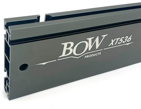 BOW Products 36” XT XTENDER Fence - T-Track Table Fence System with Multiple T-Slots for Woodworking Accessories - Fits Portable Table Saws, Router Tables and Band Saws - XT536 (Fence Only)