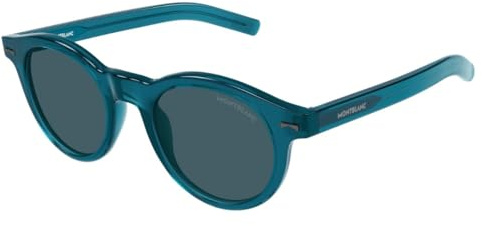 Montblanc MB0225S Sunglass Man Acetate Brille, Herren, mehrfarbig, Einheitsgröße