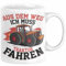 Bauer Landwirt Geschenk Tasse Aus Dem Weg Ich Muss Traktor Fahren Geschenkidee Jungs (Weiß)