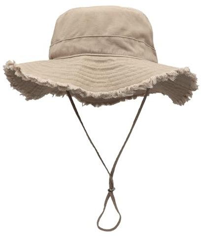 SJTJSPX Chapeau de Soleil Femme Homme Chapeau Anti UV UPF 50+ Été Chapeau de Seau Pliable Chapeau de Pêcheur à Large Bord Casquette Visière Capeline Plage Chapeau Jungle Jardin Safari Voyage