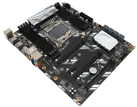DDR4-Mainboard, Quad-Channel-ATX-Motherboard X99 D8 Digitale Diagnosefunktion mit Gigabit-NIC für PC