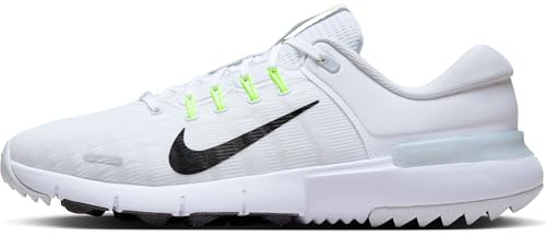 Nike Herren Free Golf NN Golfschuh, White/Black-Pure Platinum-Wolf Grey, 44 EU