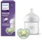 Philips Avent Natural Response - Coffret découverte pour bébé : biberon Natural Response 125 ml avec tétine T2 (0 mois et plus), sucette ultra air, modèle SCD837/10