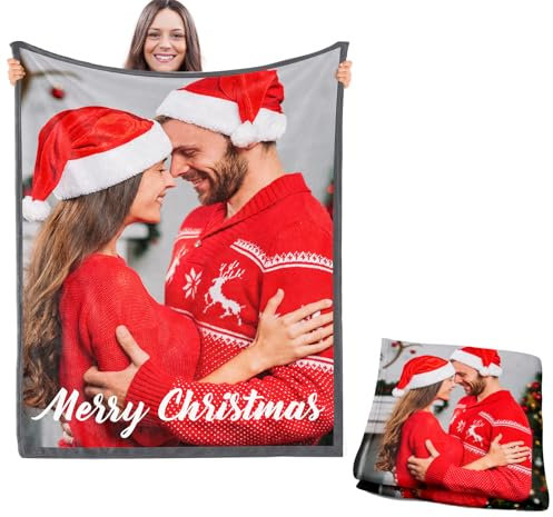 Personalisierte Decke mit Foto Individuelle Fotodecke für Mama, Papa, Kinder, Freunde und Haustiere - Unvergessliche Geschenke für Muttertag, Vatertag, Geburtstag und Weihnachten