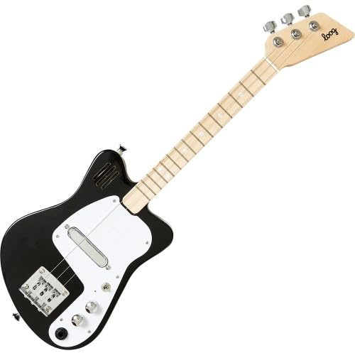 Loog Mini Electric Guitars Black Kindergitarre