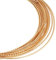 DELORIGIN 17 Gauge (1.2mm) Twist Schmuckdraht 16 Fuß (5 m) Vergoldeter Kupferdraht Strukturierter Basteldraht Für Die Herstellung von Armbändern Ringen Und Schmuck