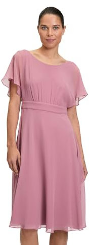 Vera Mont Damen Cocktailkleid Kurzarm 48, Desert Rose