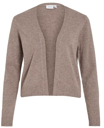 Vila Damen Viril Short L/S Knit Cardigan-noos Strickjacke, Falcon,XXL