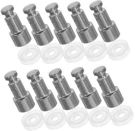 NAMOARLY 10sätze Küchen Druckkochtopf Zubehör Teiliges Mit Schwimmerventilen Und Dichtungen Für Elektrische Schnellkochtöpfe Sicheres Kochen Einfache Installation Einsetzbar