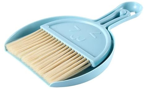 Juego de 2 mini recogedores y cepillos, juego de limpieza pequeño de escoba y recogedor, juego de cepillos portátiles for mesa, mesa de comedor, barredora de migas, herramientas de limpieza for mesa,