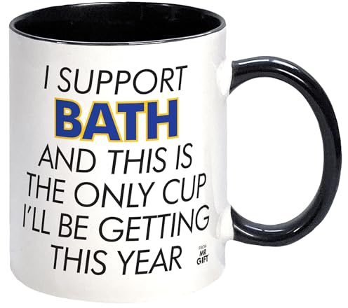 I Support Bath Rugby Union Mug - Gift for Fan Supporter