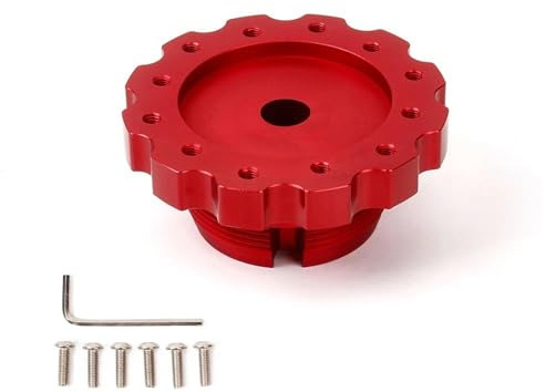 Für PXN V10 QR037 Racing Auto Spiel Modifikation Lenkrad Anschluss Adapter YIJIAVSX(Red)