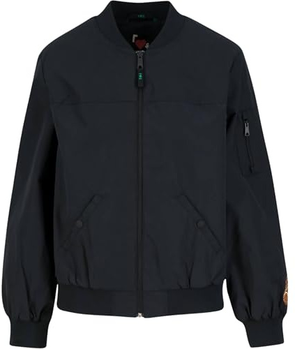 Blutsgeschwister - Damen Bomberjacke wasserabweisend - nachhaltiger Blouson mit Stickerei - Wild Heart - L
