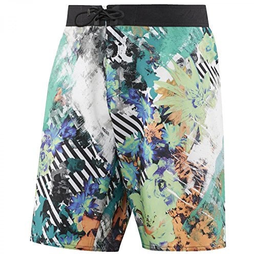Reebok Men's Water Resistant Shorts , Multicolored (Kiwi Green), 37 Inch