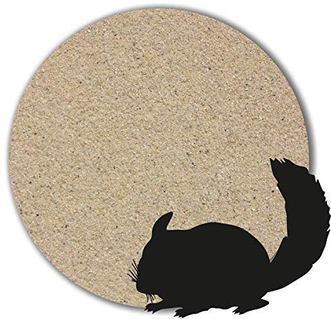 Anbobo 5 kg Chinchilla Sand Badesand hocherhitzt keimfrei samtweich beige