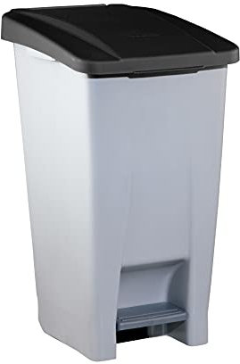 Denox DEN042 Contenedor Selectivo 60 litros, Negro, 490x380x700 mm