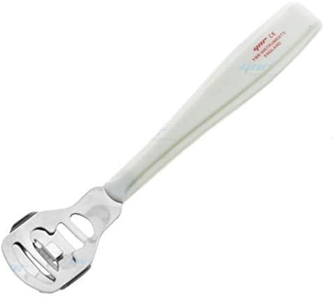 YNR Callosité Solvant Cal Rigide Peau Solvant Pieds Talon Rasoir Pédicure Pied Soin Soin Personnel - Blanc