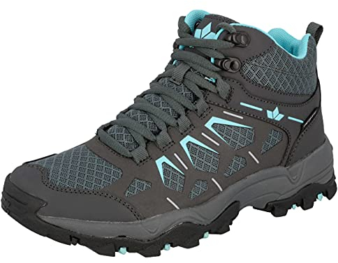 Lico Sierra High Damen Cross-Laufschuh, anthrazit/türkis, 37 EU