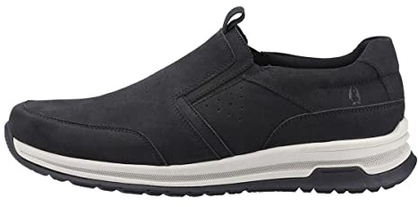 Hush Puppies Cole Slip On, Black Nubuck, 8