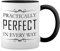 Practically Perfect Mary Poppins Weiße Tasse Mug mit schwarzen Felgen & Griff