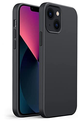 Compatible with iPhone 13 Case , Gueche Silky-Soft Touch Protective Phone Case, Shockproof Cover, Smartphone Coque for iPhone 13 Funda 6.1-Inch (Black)