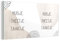 MuchoWow Glasbild Glasfoto Wandbild Bilder Deko 80x40 cm Home - Essen und Trinken - Zitate